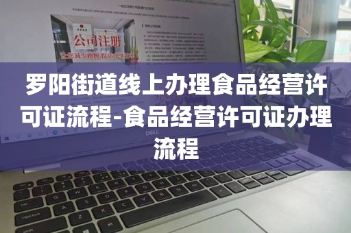 罗阳街道线上办理食品经营许可证流程-食品经营许可证办理流程