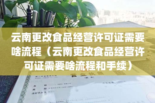 云南更改食品经营许可证需要啥流程（云南更改食品经营许可证需要啥流程和手续）