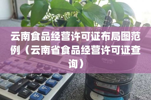 云南食品经营许可证布局图范例（云南省食品经营许可证查询）