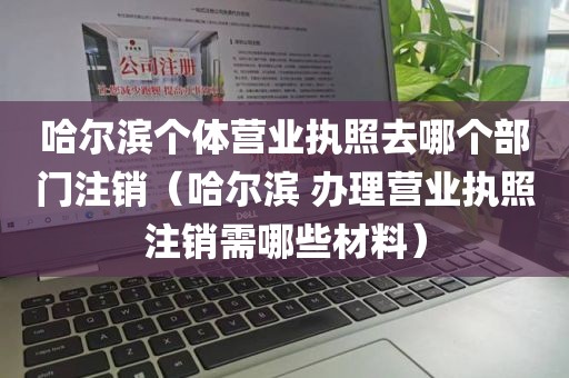 哈尔滨个体营业执照去哪个部门注销（哈尔滨 办理营业执照注销需哪些材料）