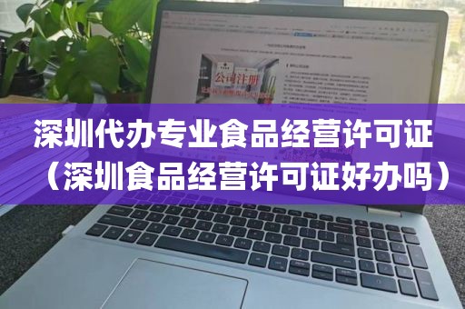 深圳代办专业食品经营许可证（深圳食品经营许可证好办吗）