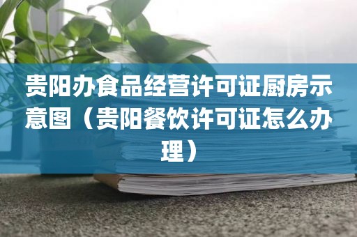 贵阳办食品经营许可证厨房示意图（贵阳餐饮许可证怎么办理）